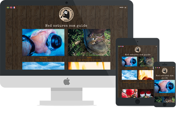 Arvika Kanot- och Turistcenters responsiva redesign